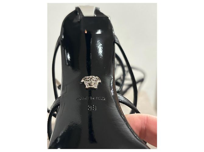 Sandalias VERSACE T.EU 39 Cuero - vista 8