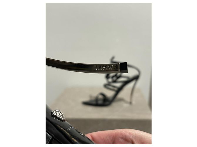 Sandalias VERSACE T.EU 39 Cuero - vista 9