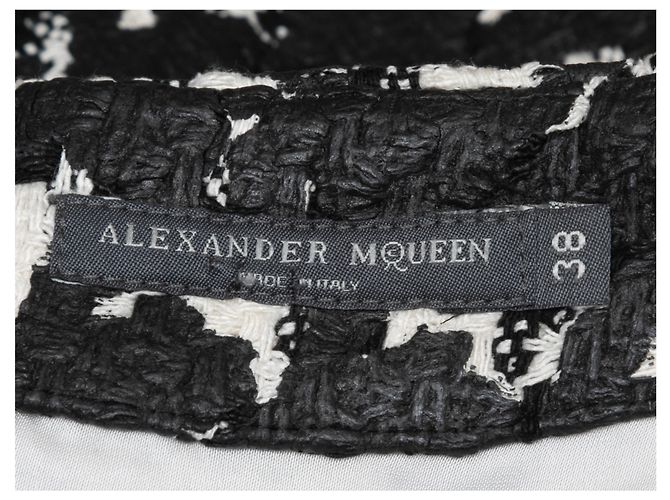 Faldas ALEXANDER MCQUEEN T.IT 38 Seda Negro - vista 3