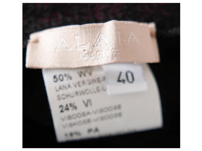 Texturiertes Wollskaterkleid Azzedine Alaïa Herbst 2010 - Ansicht 8