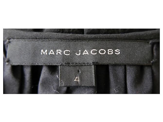 Blusa sin mangas con volantes origami de Marc Jacobs Negro - vista 6