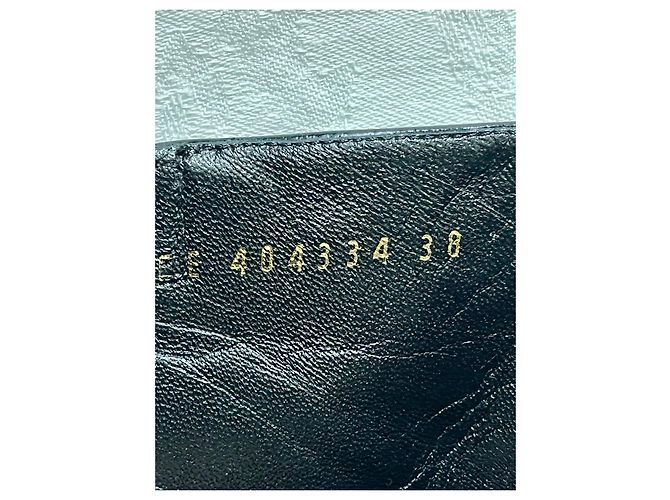 Saint Laurent Stivali Fetish 105 in pelle nera lucida Nero - vista 7