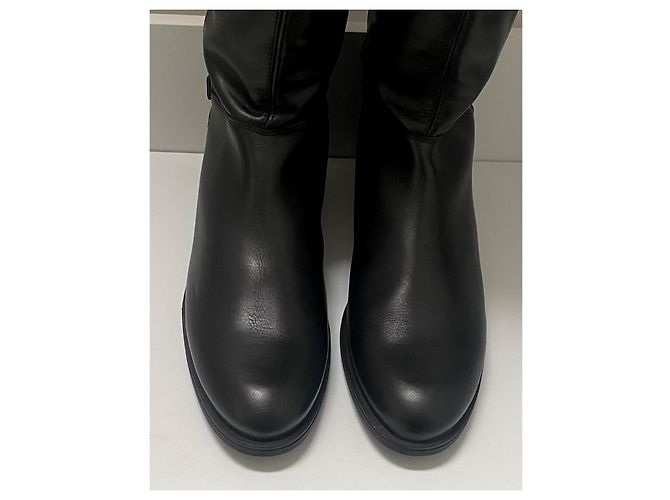 Mint Velvet Botas de montar Lisa Negro - vista 3