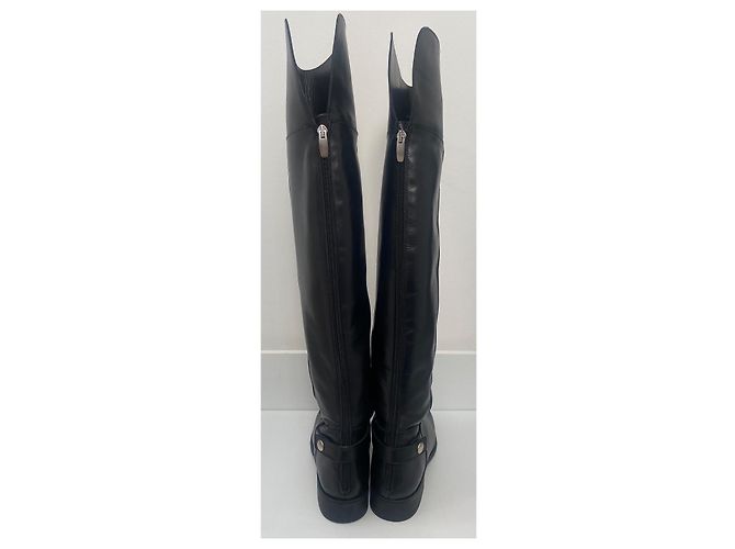Mint Velvet Botas de montar Lisa Negro - vista 6