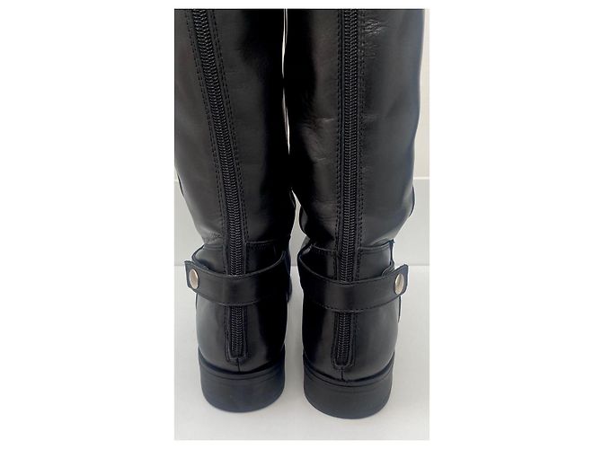 Mint Velvet Botas de montar Lisa Negro - vista 7