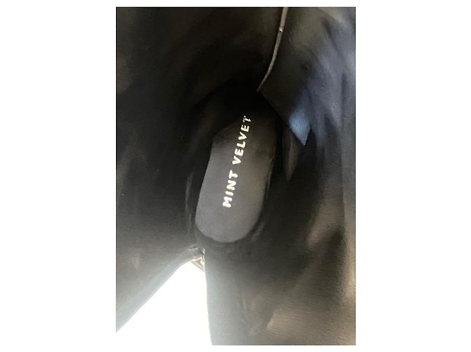 Mint Velvet Botas de montar Lisa Negro - vista 8