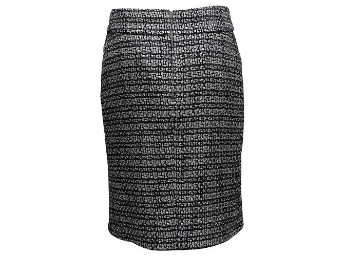 Faldas CHANEL T.FR 40 Tweed Gris - vista 3