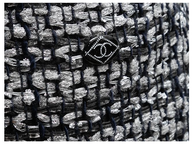 Faldas CHANEL T.FR 40 Tweed Gris - vista 4