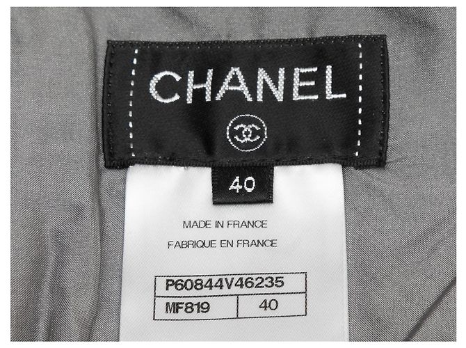 Faldas CHANEL T.FR 40 Tweed Gris - vista 5
