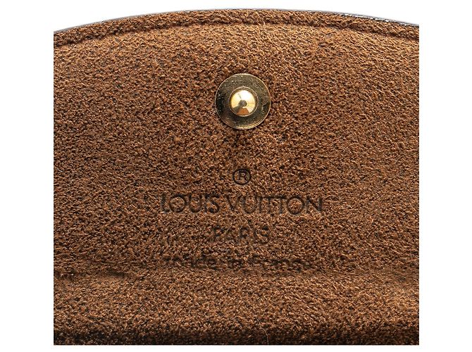 Gemelli in argento Louis Vuitton e astuccio per gemelli Damier Ebene - vista 5