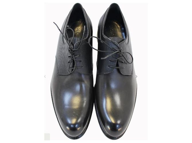 Scarpe eleganti da uomo Richelieu in pelle Epi nera Louis Vuitton Nero - vista 2