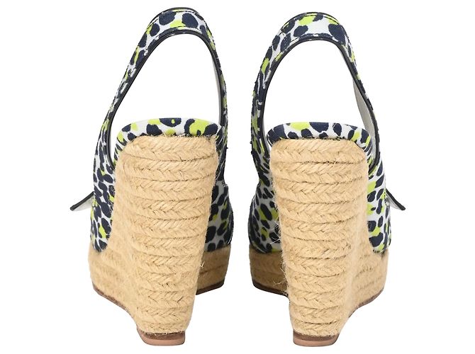 Zeppe estive Slingback Roger Vivier in tela multicolore - vista 3