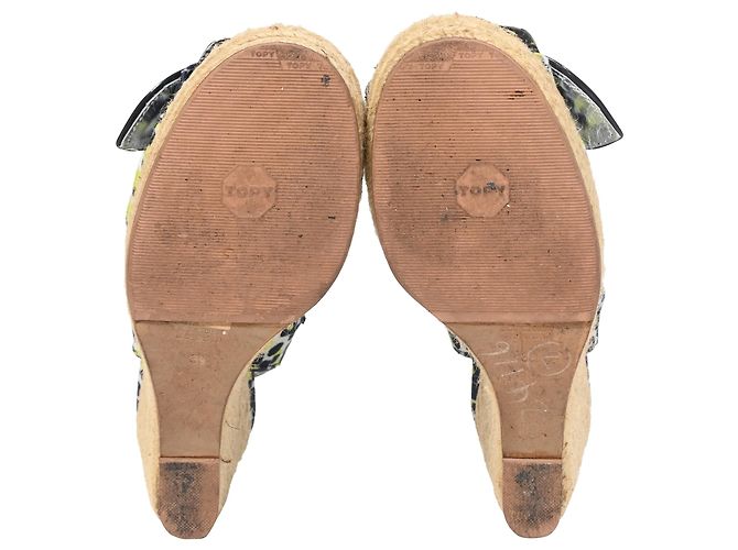 Zeppe estive Slingback Roger Vivier in tela multicolore - vista 6
