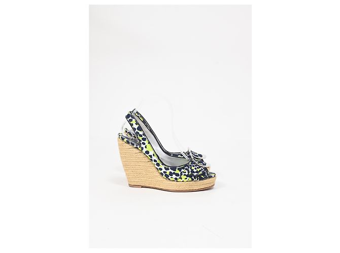 Zeppe estive Slingback Roger Vivier in tela multicolore - vista 8