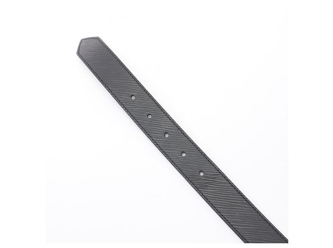 Cinturón Epi de cuero Louis Vuitton Twist Negro - vista 3