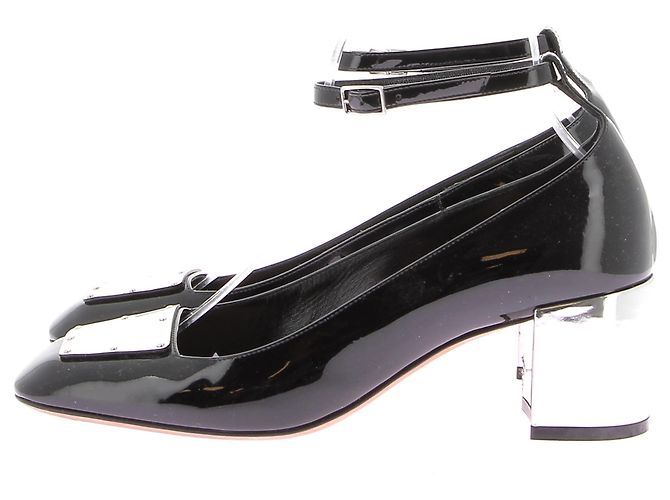 Dior-Absätze T.EU 37 Lackleder Schwarz - Ansicht 3