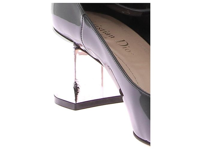 Dior-Absätze T.EU 37 Lackleder Schwarz - Ansicht 9