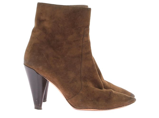 Bottines Isabel Marant T.EU 38 Suède Marron - vue 2