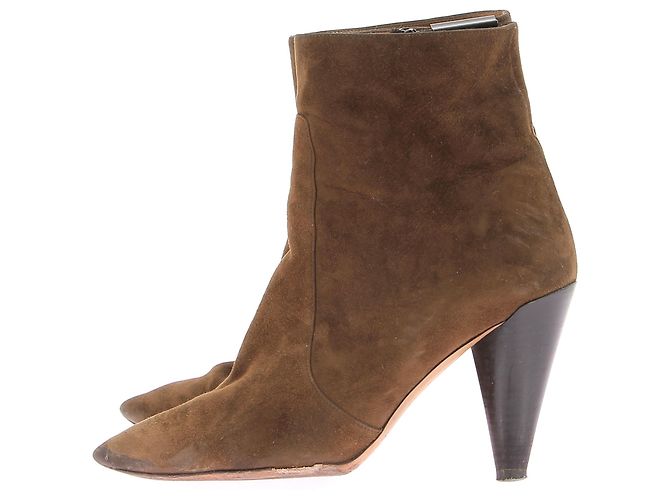 Bottines Isabel Marant T.EU 38 Suède Marron - vue 3