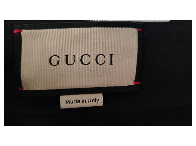 Pantalones de lana negros Gucci - vista 2
