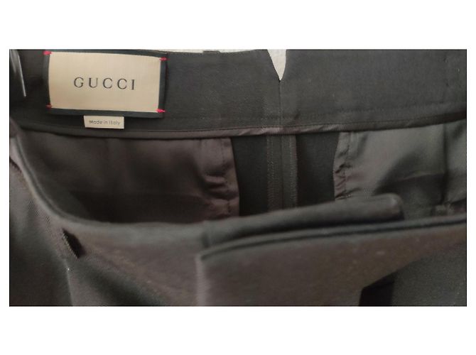 Pantalones de lana negros Gucci - vista 4