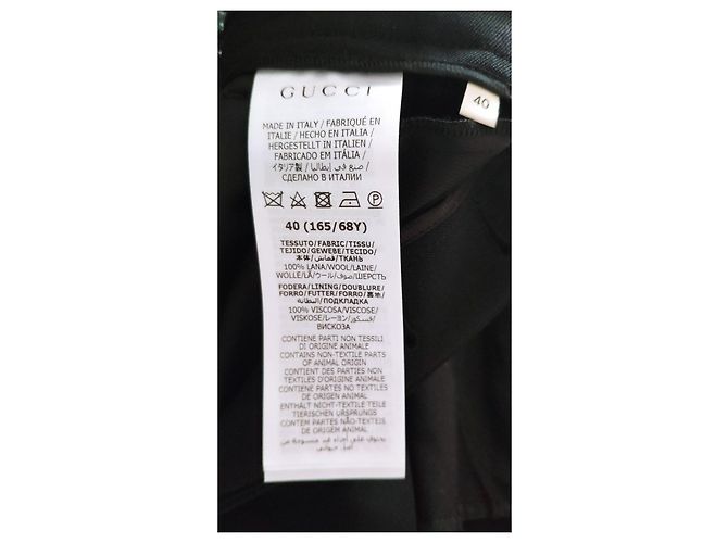 Pantalones de lana negros Gucci - vista 5