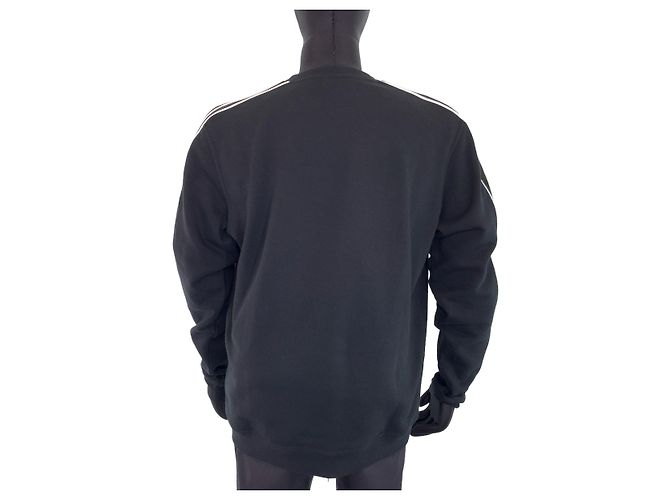 Hermès Felpa in cotone Hermes Nero Bianco L - vista 4