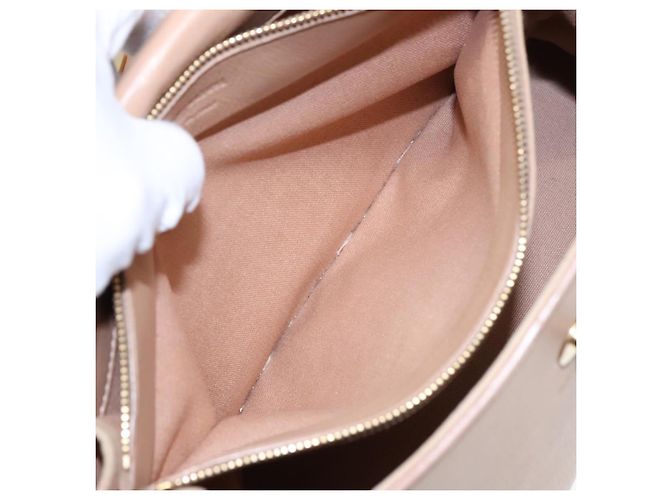 Borsa a mano SAINT LAURENT in pelle 2way Beige Oro 313499 Auth ep5999 D'oro - vista 20