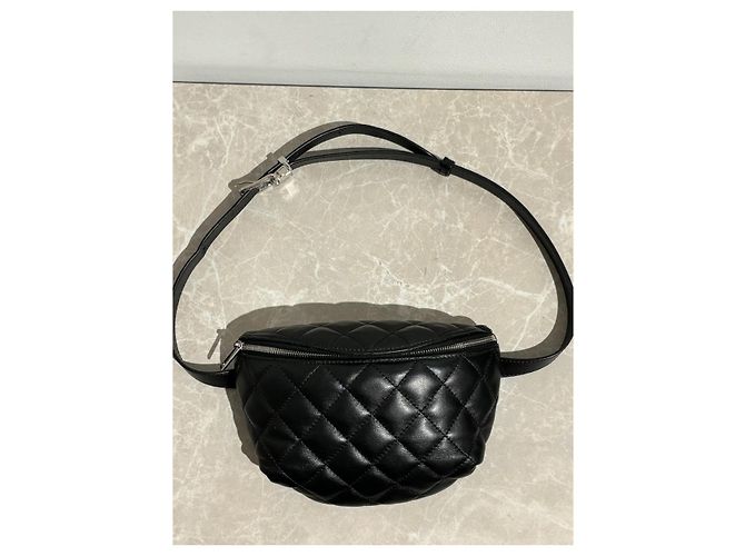 Borse CHANEL T. Pelle Nero - vista 3