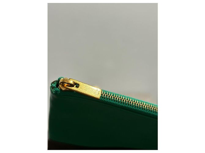 Céline Borse a mano CELINE T. Pelle Verde - vista 5