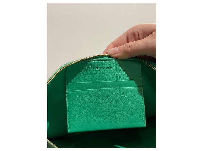 Céline Borse a mano CELINE T. Pelle Verde - vista 7