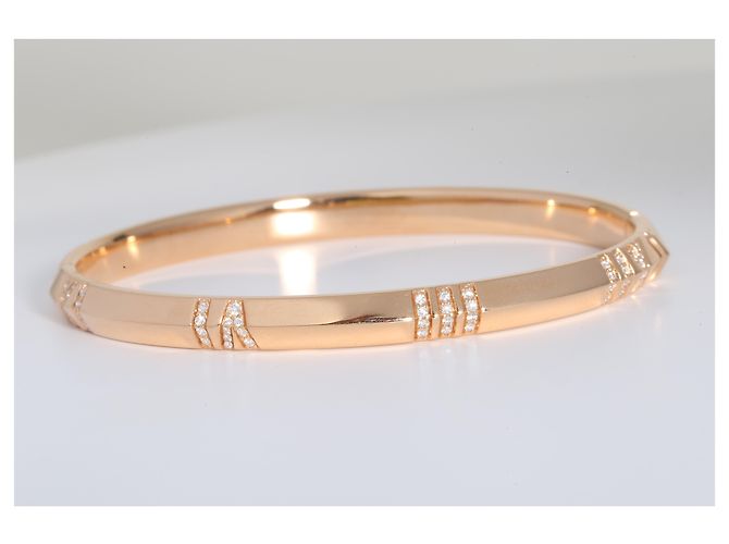 Bracciale Atlas Tiffany & Co. in oro rosa 18k 0,33 CTW - vista 3