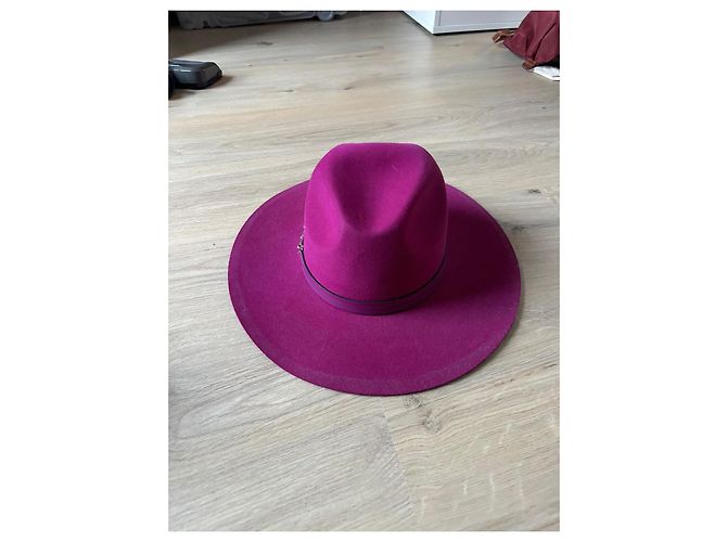 Cappello Hermès Acrobat in feltro di coniglio viola Porpora - vista 5