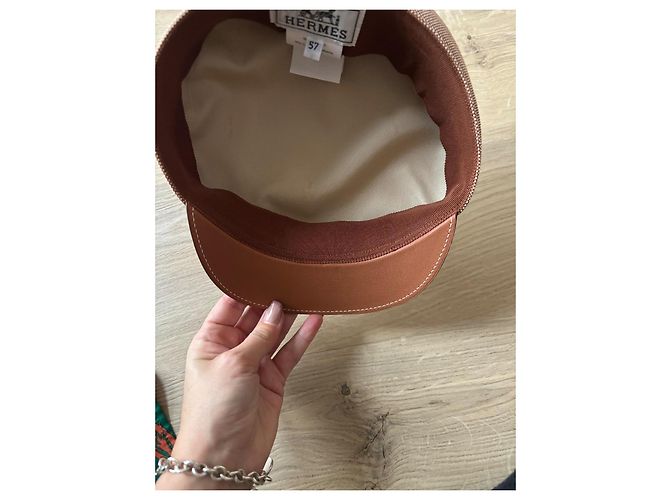 Hermès Cappelli Marrone chiaro - vista 7