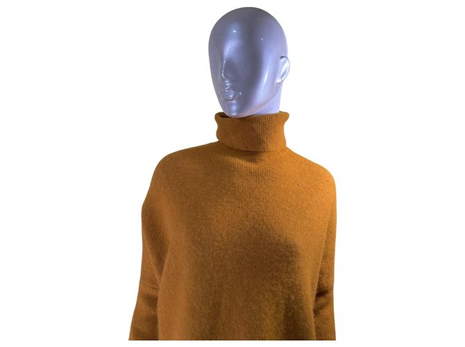 Cos Gelber Rollkragenpullover Alpaka Wollmischung - Ansicht 2