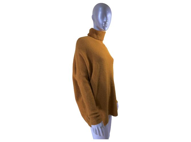 Cos Gelber Rollkragenpullover Alpaka Wollmischung - Ansicht 3