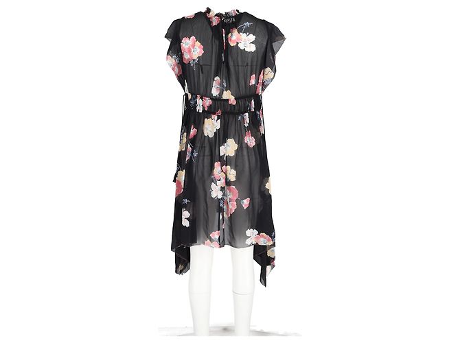 Abito midi asimmetrico con stampa floreale Luisa di Ulla Johnson in seta multicolore - vista 6