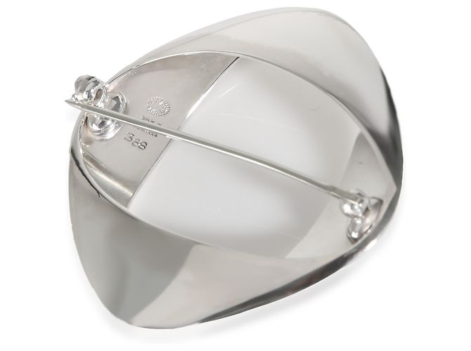 Georg Jensen Vintage Brosche aus Sterlingsilber Metallisch - Ansicht 2