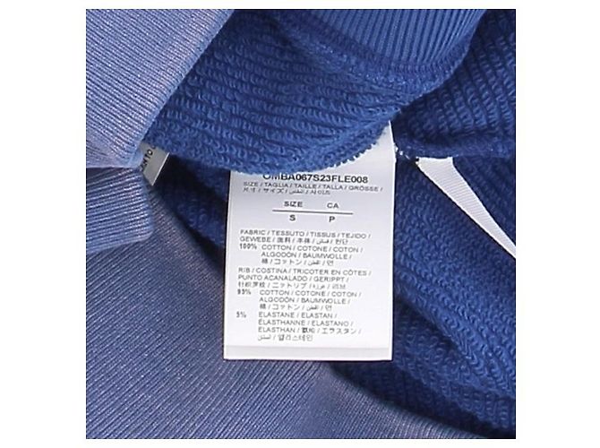 Off White Suéter de punto Off-White T.International S Algodón Azul - vista 7
