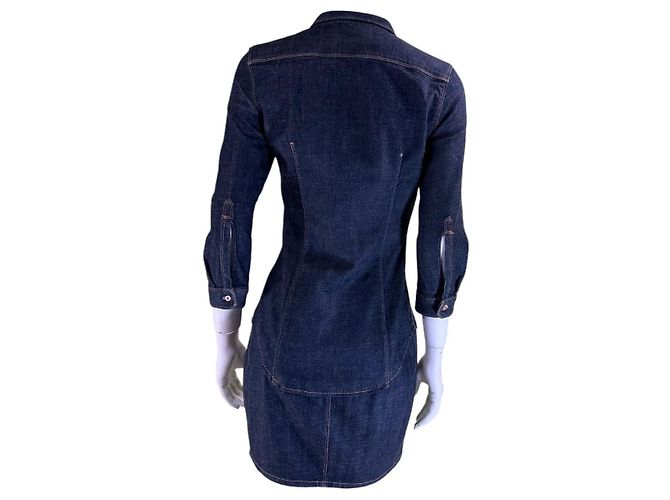 Dsquared2 Kleid in Denim Blau - Ansicht 3