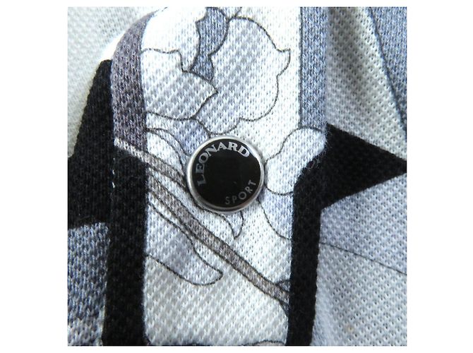 Autre Marque Camisa polo de manga larga de algodón con estampado de logo LEONARD SPORT Multicolor - vista 5