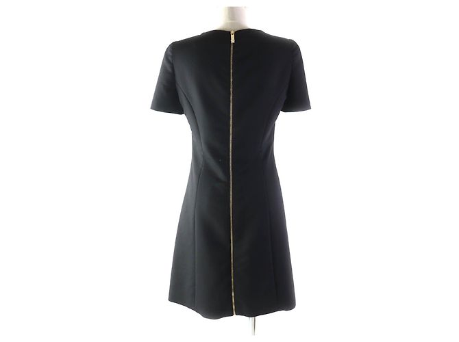 Abito Medusa in lana e seta Versace nero 40 - vista 3