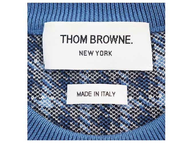Suéter de terno trompe l'oeil de lã Thom Browne - vista 7