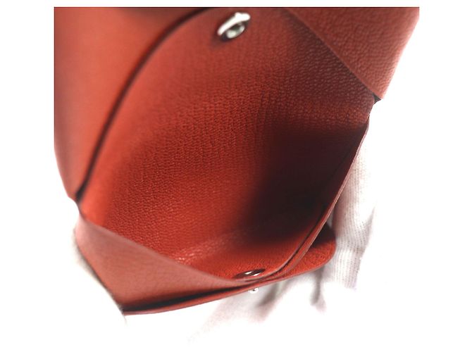 Hermès HERMES Calvi Duo Tarjetero 2024 Castaño - vista 4