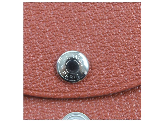 Hermès HERMES Calvi Duo Tarjetero 2024 Castaño - vista 6