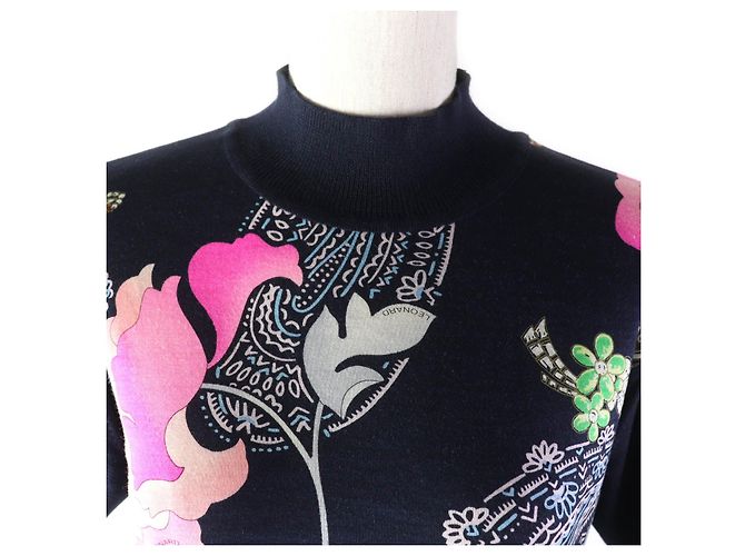 Autre Marque LEONARD FASHION Woll-Seiden-Mischung Pullover mit Stehkragen - Ansicht 4