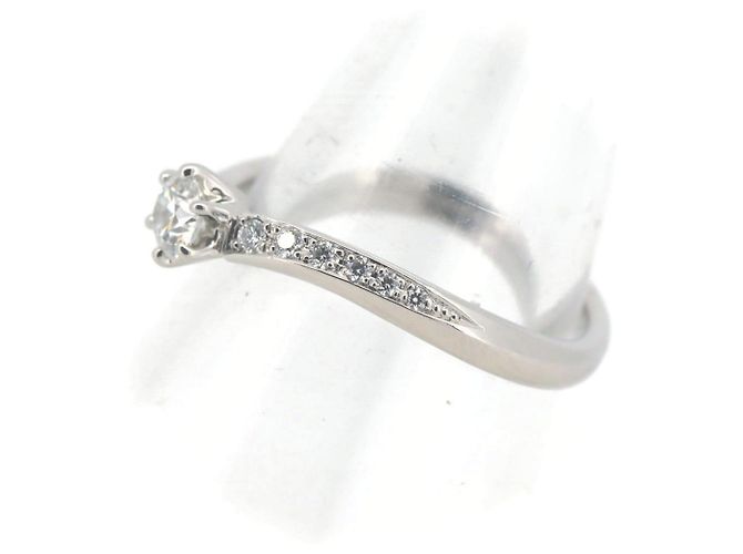Autre Marque Exelco Diamantring Pt950 Platin - Ansicht 3