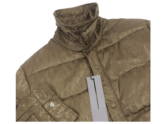 DIOR Nylon WZIP Daunenjacke 48 Braun - Ansicht 2