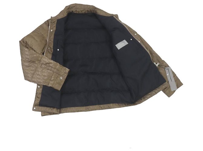 DIOR Nylon WZIP Daunenjacke 48 Braun - Ansicht 3