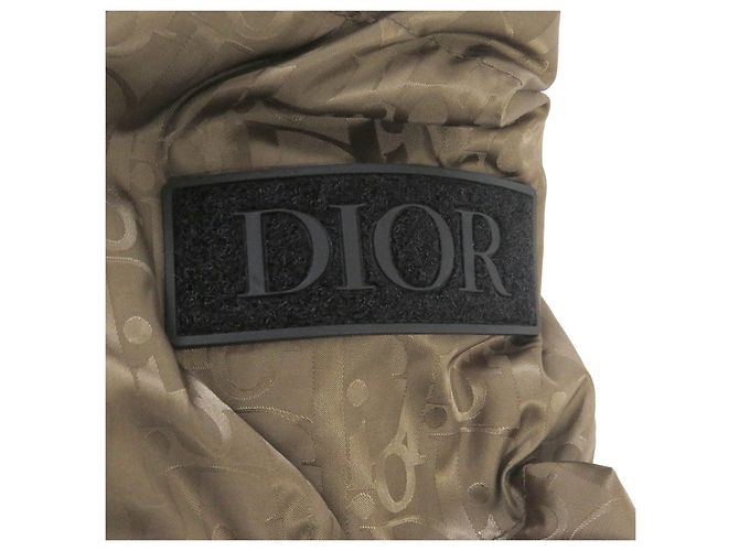 DIOR Nylon WZIP Daunenjacke 48 Braun - Ansicht 6